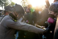Anti-ICE Protesters Arrested After Clashes with Federal Officers at Newark Detention Center