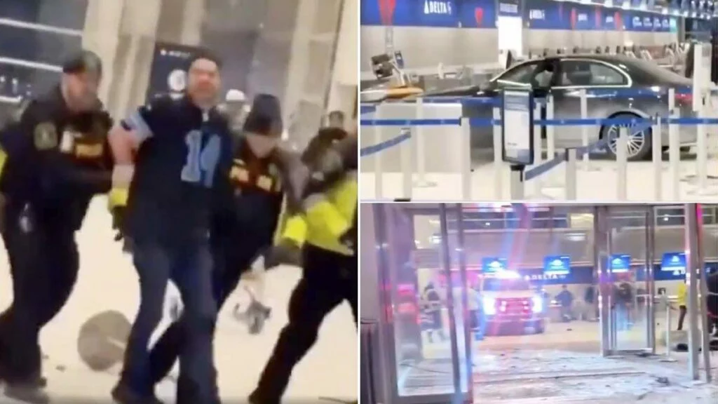Detroit Metro Airport Crash: Driver Arrested After Crashing Into Passenger Terminal