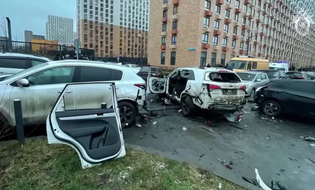 Car explosion in Moscow [titlebase]: Lieutenant General Killed in Balashikha