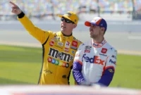 Denny Hamlin Ties Kyle Busch in NASCAR History with Emotional Victory at Michigan
