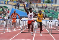 Ja’Kobe Tharp Breaks 110m Hurdles Record [titlebase] With Stunning 12.75 Seconds