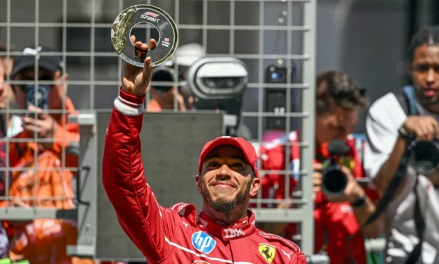 Lewis Hamilton Wins First GP for Ferrari [titlebase] in Style at Barcelona-Catalunya Grand Prix