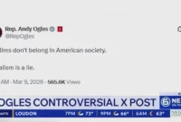 Ogles Apologizes Over Post: GOP Representative Deletes Homophobic Comment, Blames Staffer