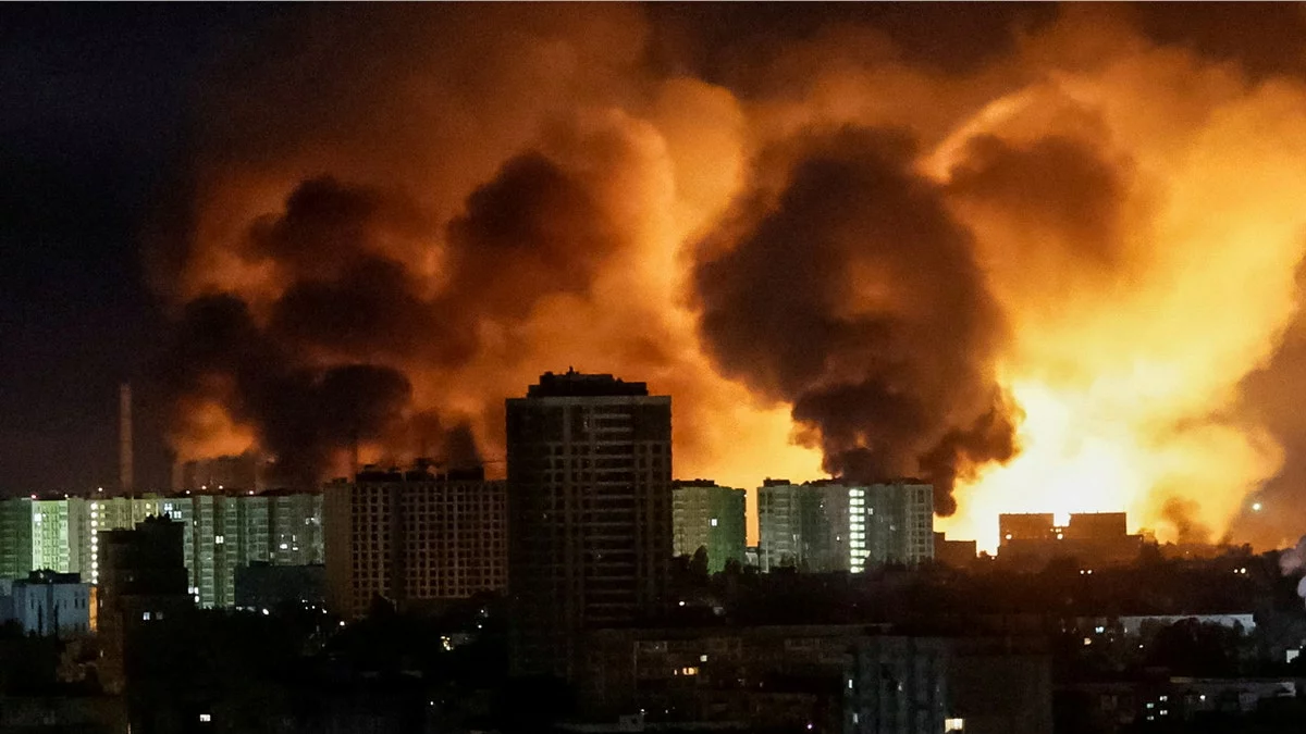 RU Massive Attack on Ukraine: Russia Launches Devastating Aerial Assault