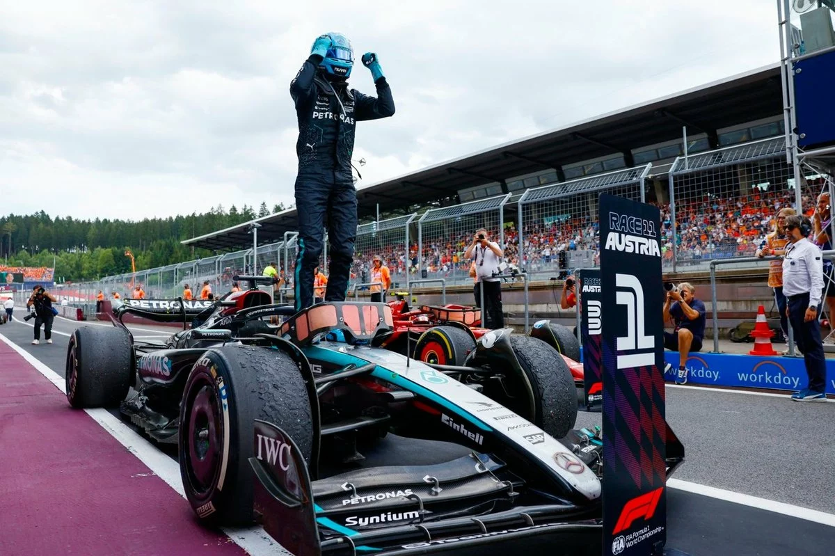 Russell Wins Austrian GP [titlebase]: A Dominant Performance by Mercedes
