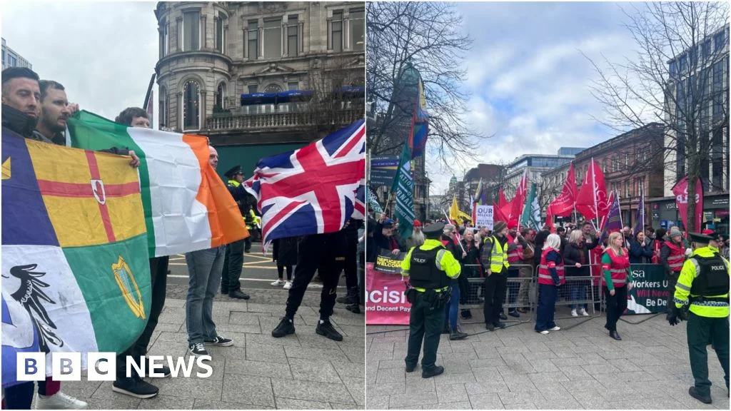 Thousands Rally in Belfast as Tensions Rise Over Immigration and Racism