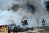 Unhealthy Air Quality in Tracy: Warehouse Fire Continues to Rage