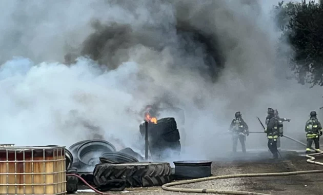 Unhealthy Air Quality in Tracy: Warehouse Fire Continues to Rage