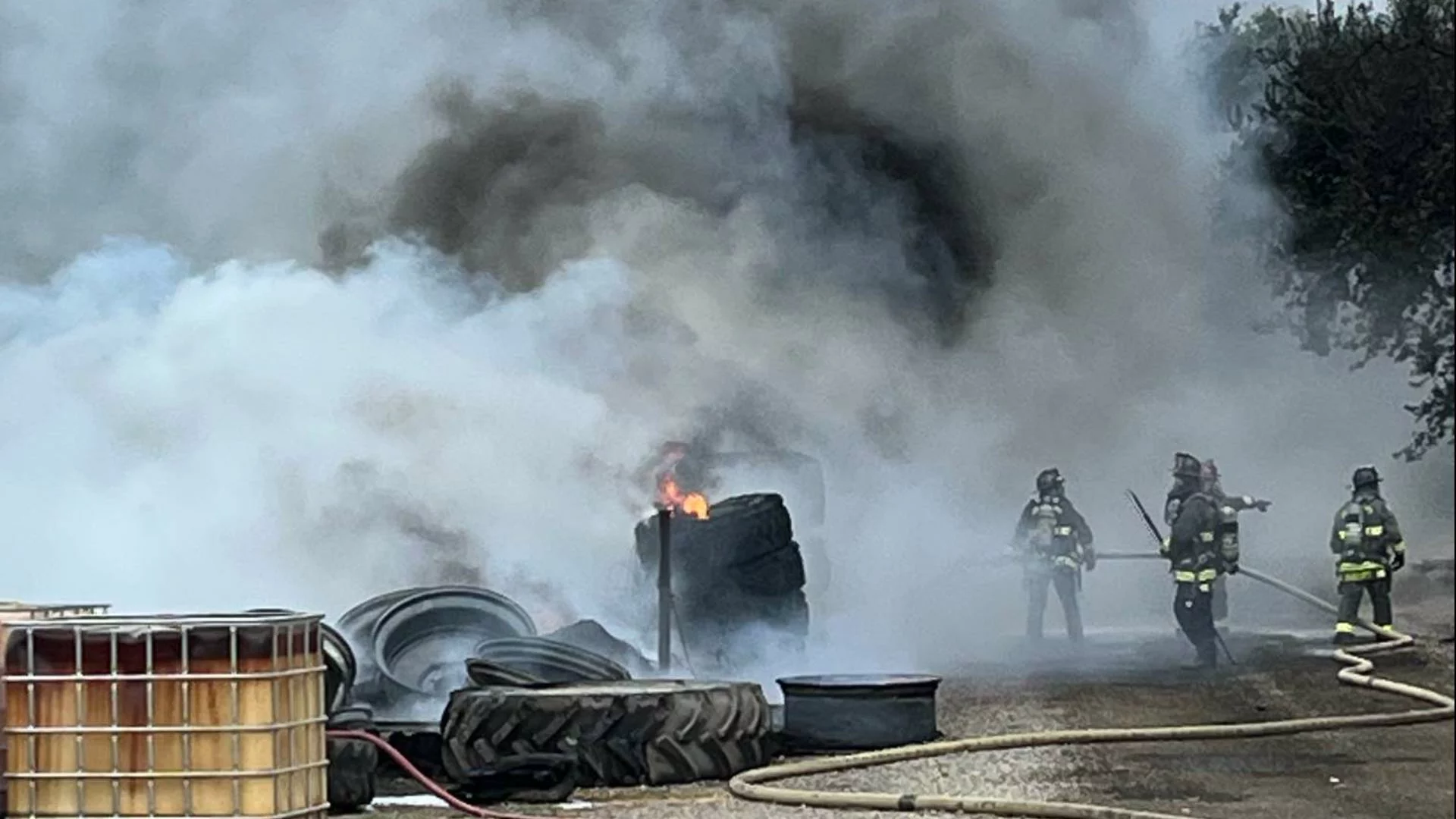 Unhealthy Air Quality in Tracy: Warehouse Fire Continues to Rage