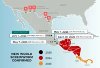 US, Mexico target screwworm [titlebase] Infestation with Aggressive Measures