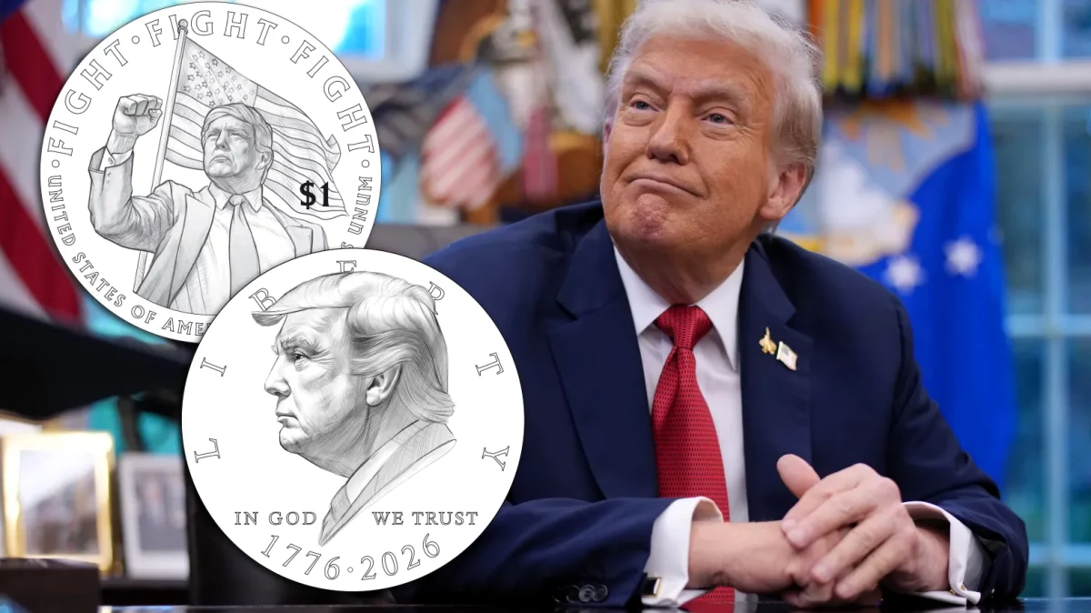 $1 Gold Trump Coin Unveiled: A Commemorative Tribute to America's 250th Birthday
