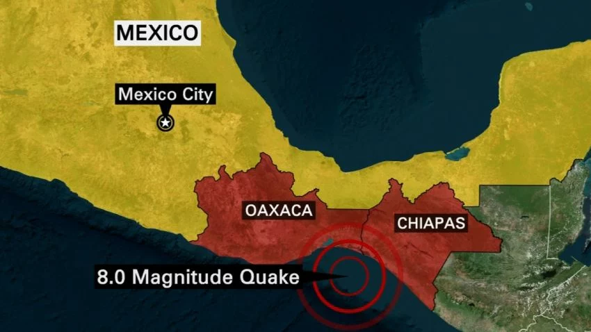 7.3 Quake Hits Mexican Coast: Strong Earthquake Strikes Off Southern Mexico, Causing Widespread Panic