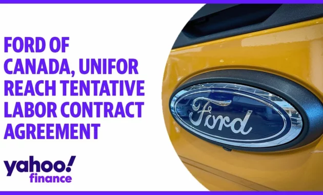 Agree to one-year deal? [titlebase] Unifor and Ford Set a Precedent with New Contract