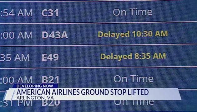 American Airlines Resumes Flights After IT Issue [titlebase] Causes Nationwide Ground Stop