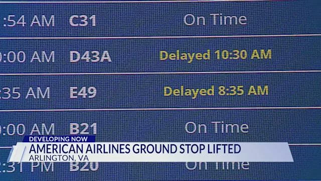 American Airlines Resumes Flights After IT Issue [titlebase] Causes Nationwide Ground Stop