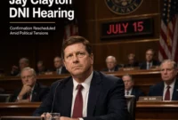 Confirmation hearing date set for Jay Clayton as Director of National Intelligence