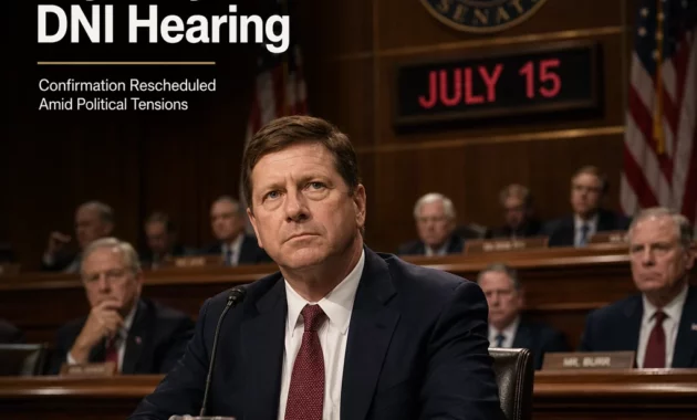 Confirmation hearing date set for Jay Clayton as Director of National Intelligence