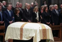 Hosts Zelenskyy, Netanyahu [titlebase] Pay Tribute to Lindsey Graham at National Cathedral Funeral