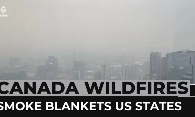 MI lawmakers press Canada for action on raging wildfires as smoke blankets northern US