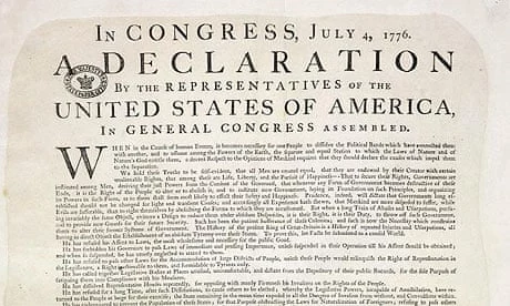 Rare US declaration unearthed in UK National Archives