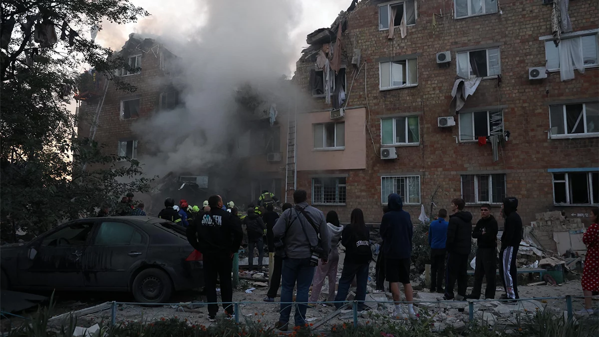 Russia strikes Kyiv [titlebase]: Death Toll Rises as City Faces 'Massive Russian Strike'