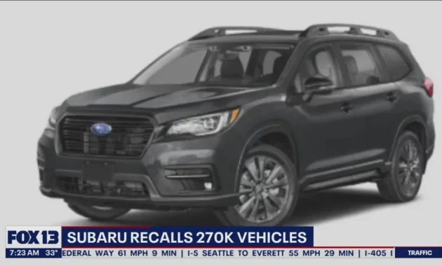 Subaru Recalls over 541K vehicles [titlebase]: A Comprehensive Update on the Latest Automotive Safety Concerns