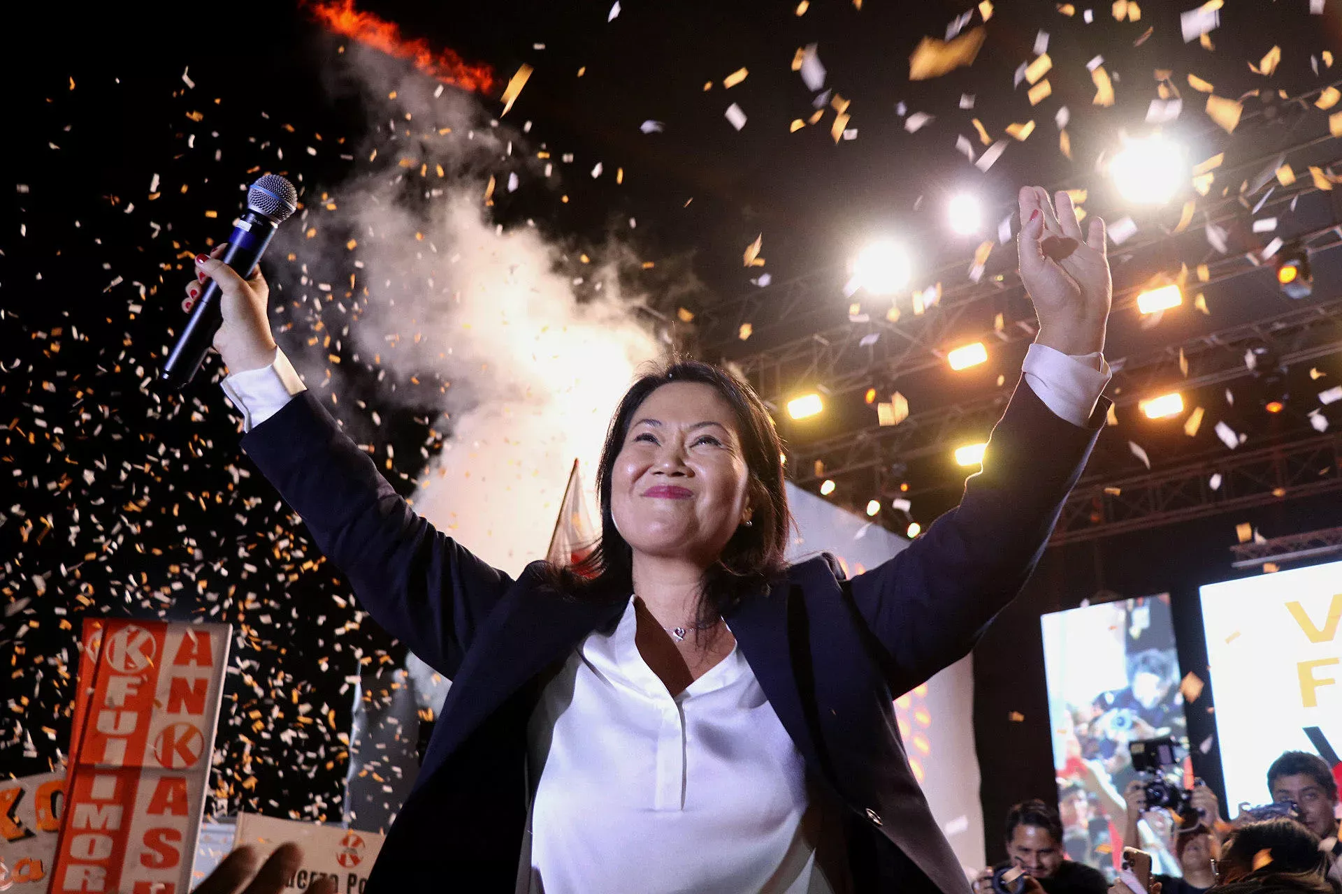 Sworn in as Peru's president: Keiko Fujimori Takes Power, Extending Latin America's Rightward Tilt