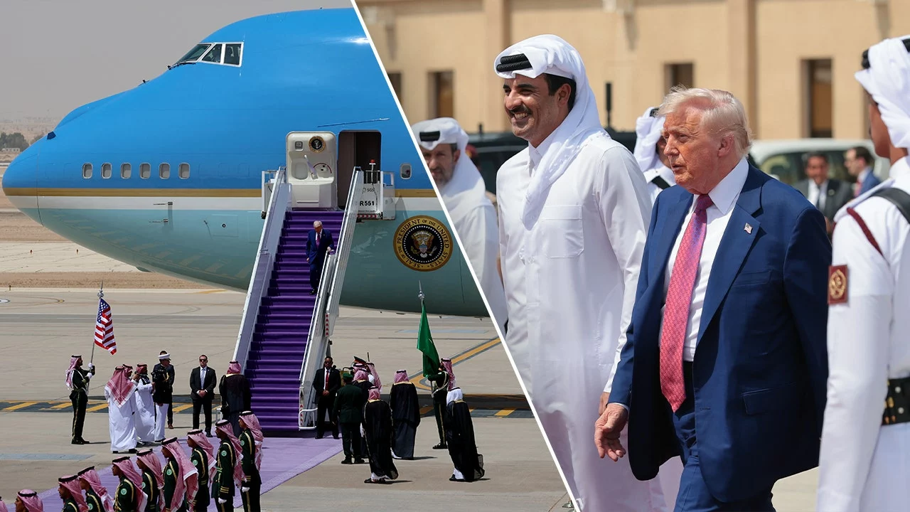 Trump Takes 1st Flight on New Air Force One, a $400M Gift from Qatar