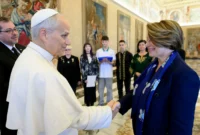 Amy Novak Meets Pope Leo XIV [titlebase] to Discuss Catholic Education and Values
