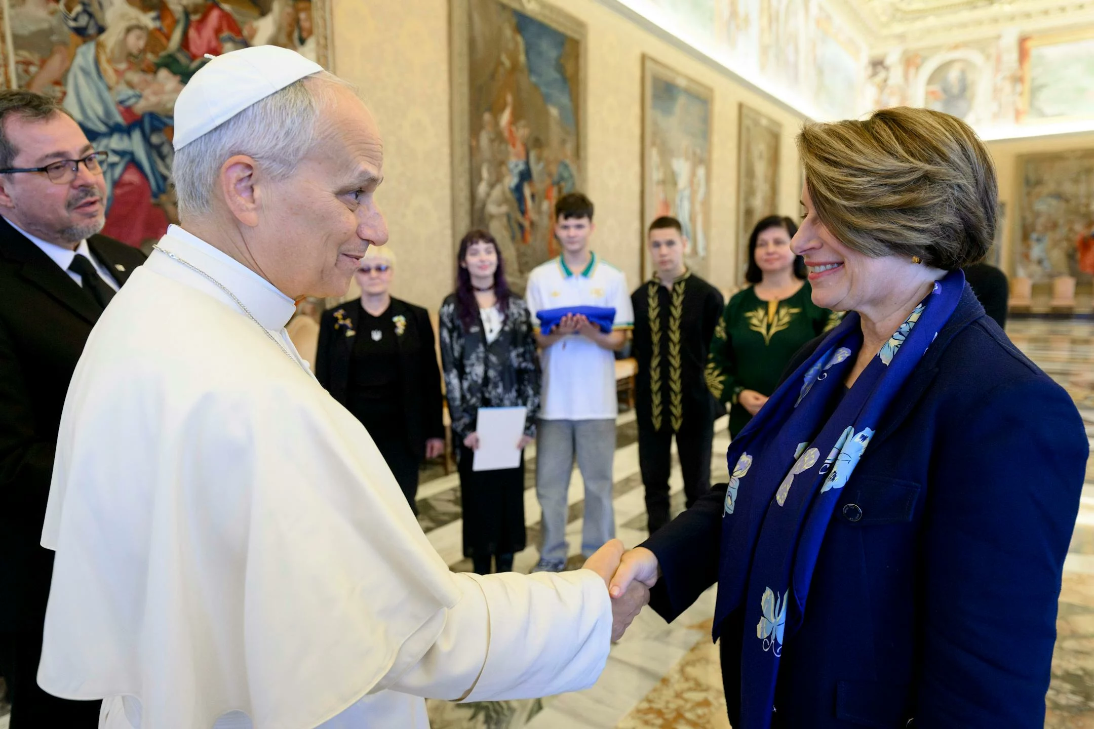 Amy Novak Meets Pope Leo XIV [titlebase] to Discuss Catholic Education and Values