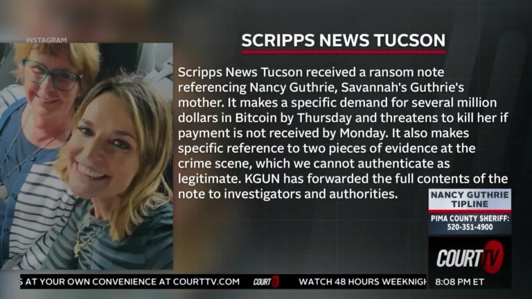 Guthrie Ransom Notes Released: A Desperate Plea for Nancy Guthrie's Safe Return