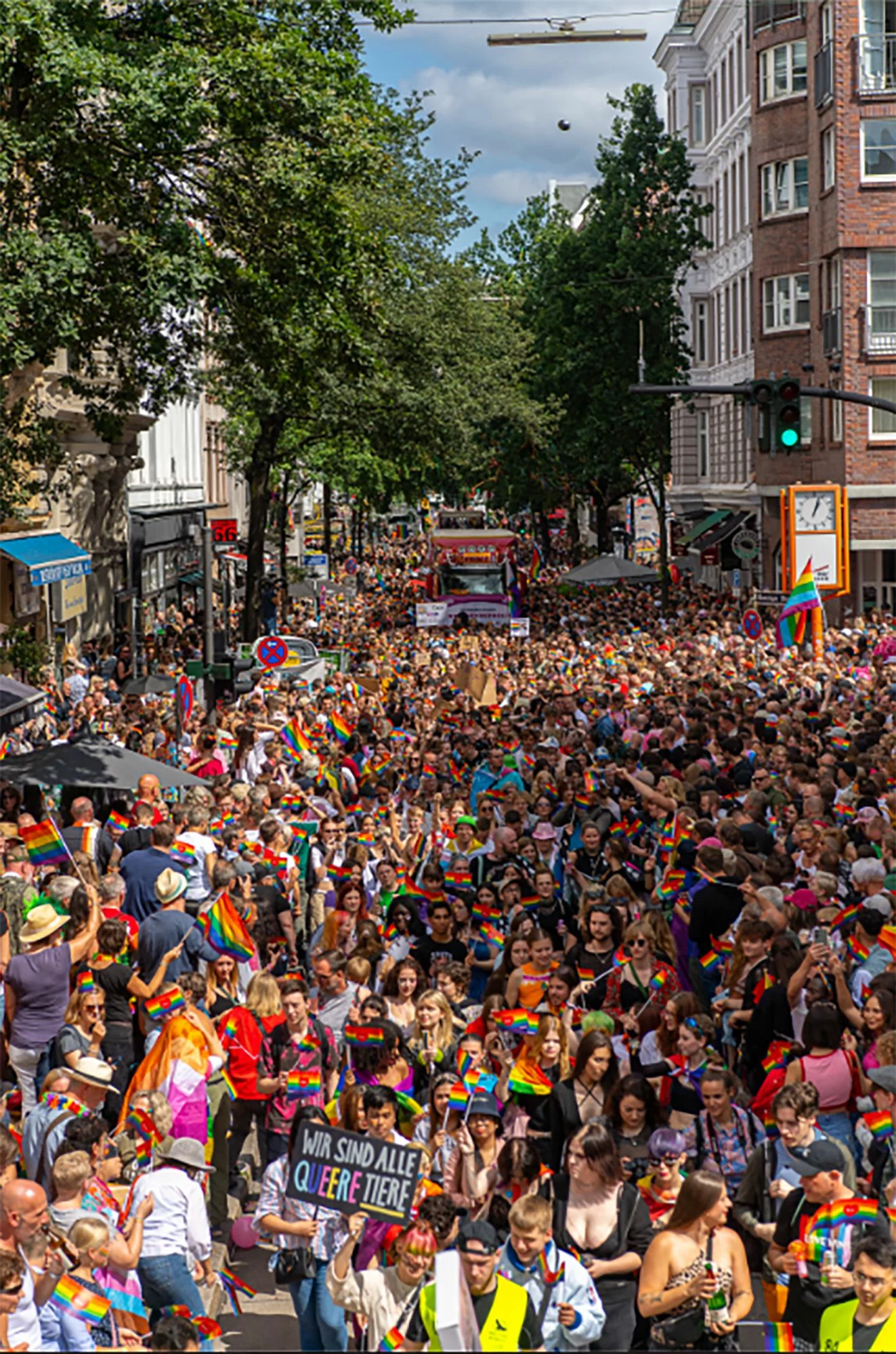 Hamburg Pride Parade Begins Under Tight Security After Berlin Attack
