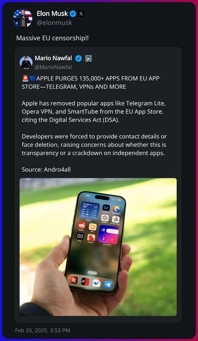 Removed from App Store: Telegram's Brief Disappearance Raises Concerns Over Apple's CSAM Enforcement