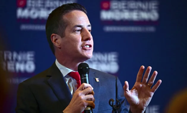 Sen. Bernie Moreno Says Miller Shouldn't Serve in Congress Following Abuse Allegations