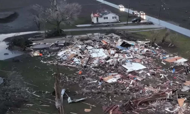 Severe Storms Strike Midwest: Devastating Winds and Tornadoes Leave Trail of Destruction