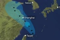 Shanghai Cancels Flights as Typhoon Dolphin Hits Eastern Coast of China