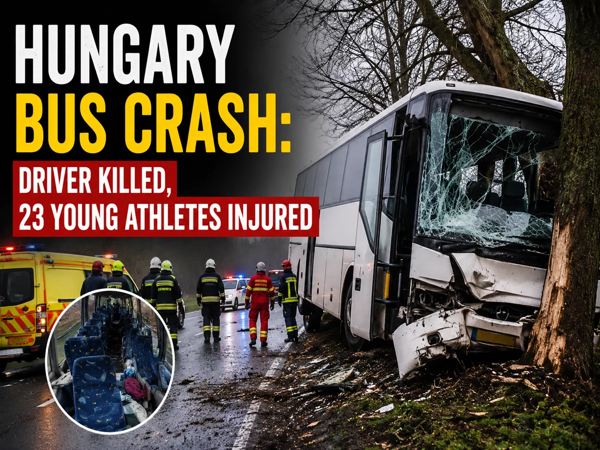 Tragedy Unfolds: Polish Bus Crash in Hungary [titlebase] Claims 12 Lives, Injures Dozens