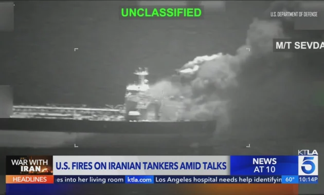 US Fires on Ship Near IR Ports, Tensions Rise as Global Leaders Weigh In
